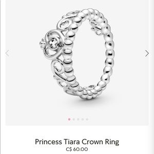 Pandora Princess Crown Ring